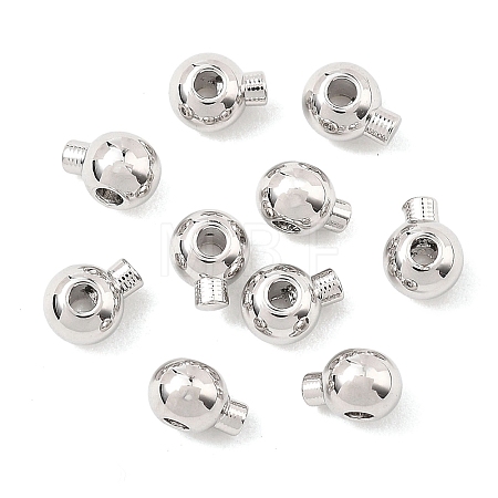 SHEGRACE Brass Crimp Beads XGRPCH004-189P-1