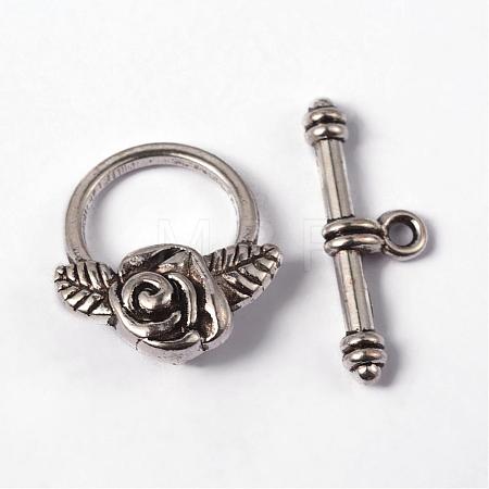 Tibetan Style Toggle Clasps LF0026Y-NF-1