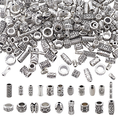 200Pcs 20 Styles Tibetan Style Alloy Beads FIND-PH0038-60-1