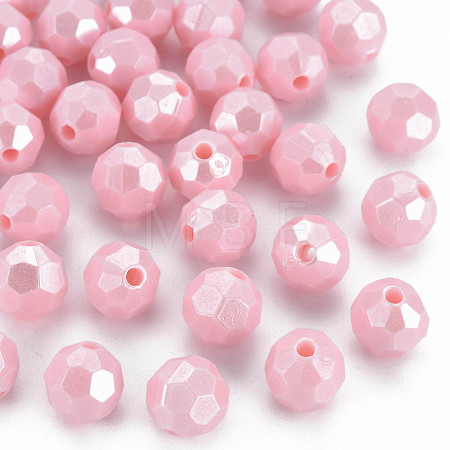 Opaque Acrylic Beads MACR-S373-69-A02-1