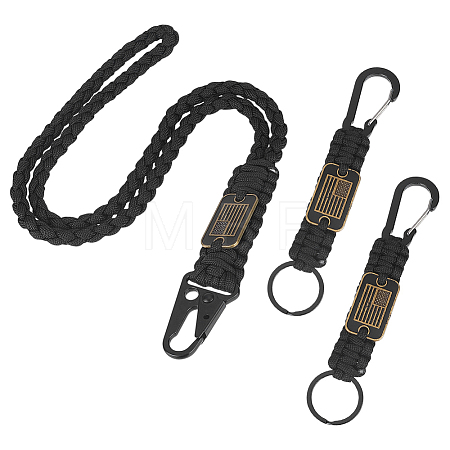 2Pcs Polyester Cord Rope Rock Climbing HJEW-HY0001-45A-1