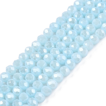 Electroplate Glass Beads Strands LS-EGLA-A044-P4mm-A06-1