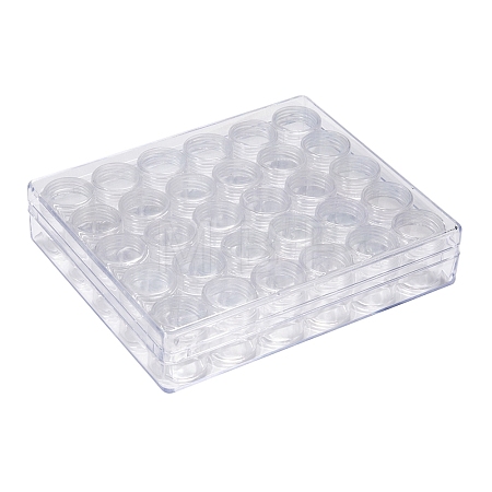 Clear Bead Organizer Storage Case LS-C004Y-1