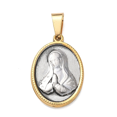 Religion 304 Stainless Steel Pendants STAS-H264-13D-ASG-1