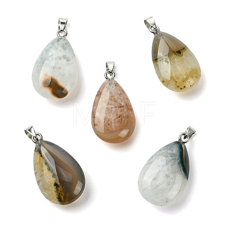 Natural Agate Pendants GG-K002-09D-1