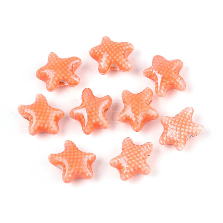 Handmade Porcelain Beads PORC-Q002-03K-01-1