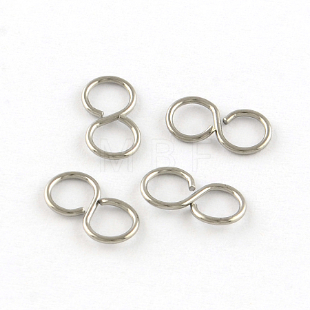 Tarnish Resistant 304 Stainless Steel Hook Clasps STAS-R083-12-1