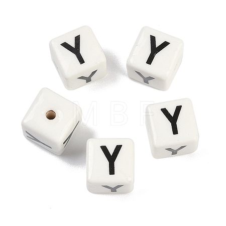 Porcelain Beads PORC-R003-08Y-1