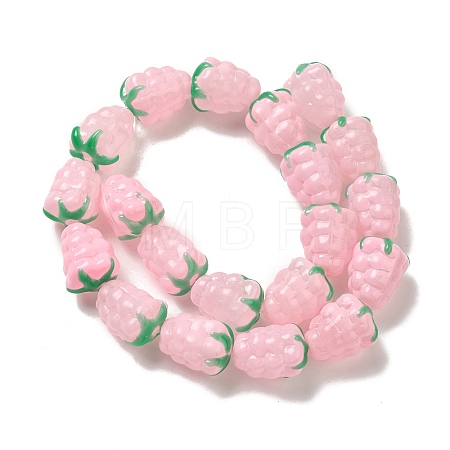 Handmade Lampwork Beads Strands LAMP-G162-05H-1