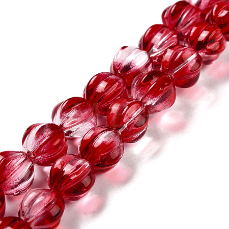 Transparent Glass Beads Strands GLAA-F114-02B-12-1