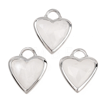 Natural Quartz Crystal Faceted Pendants G-Z154-01P-04-1