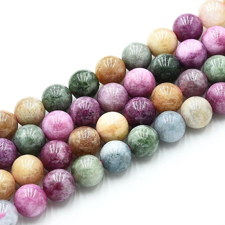 Natural Quartz Beads Strands G-N355-8mm-07-1