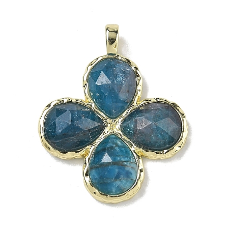 Natural Apatite Faceted Pendants G-A308-01G-08-1