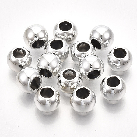 UV Plating ABS Plastic European Beads CCB-S162-28H-04-1