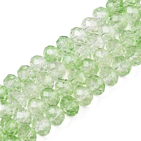 Transparent Glass Beads Strands GLAA-T023-6mm-A02-1
