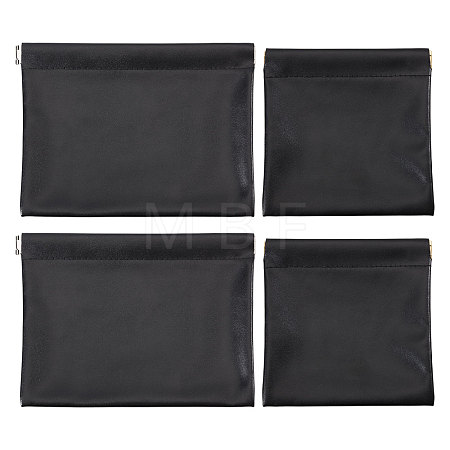 4Pcs 2 Styles Imitation Leather Shrapnel Change Purse ABAG-GL0001-14B-1