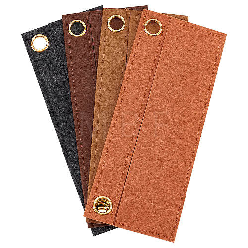 WADORN 4Pcs 4 Colors Wool Felt Organizer Insert FIND-WR0006-93-1