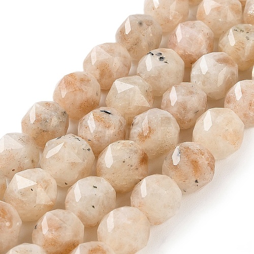Natural Sunstone Beads Strands G-NH0021-A33-02-1