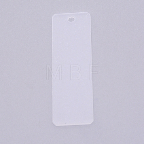 Transparent Acrylic Big Pendants TACR-WH0001-38A-1