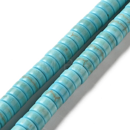 Synthetic Turquoise Dyed Beads Strands G-E594-20B-1