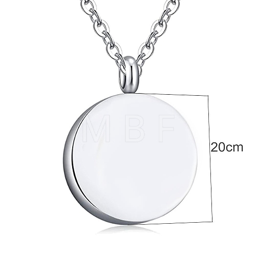 Non-Tarnish Stainless Steel Pendant Necklaces PW-WG26267-01-1