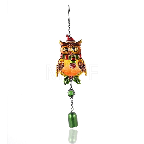 Christmas Glass Wind Chimes PW-WG1F002-04-1