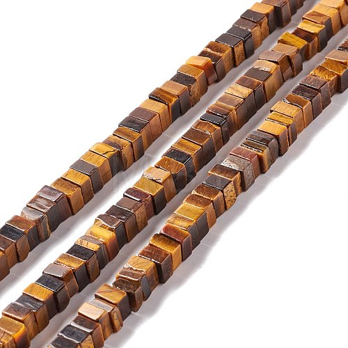 Natural Tiger Eye Beads Strands G-K326-06-1