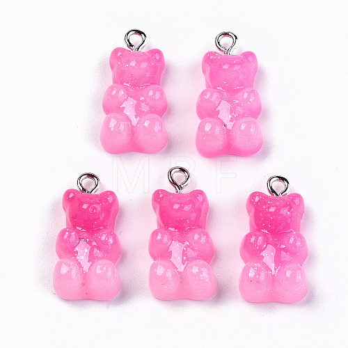 Opaque Resin Pendants X-CRES-N021-32D-1