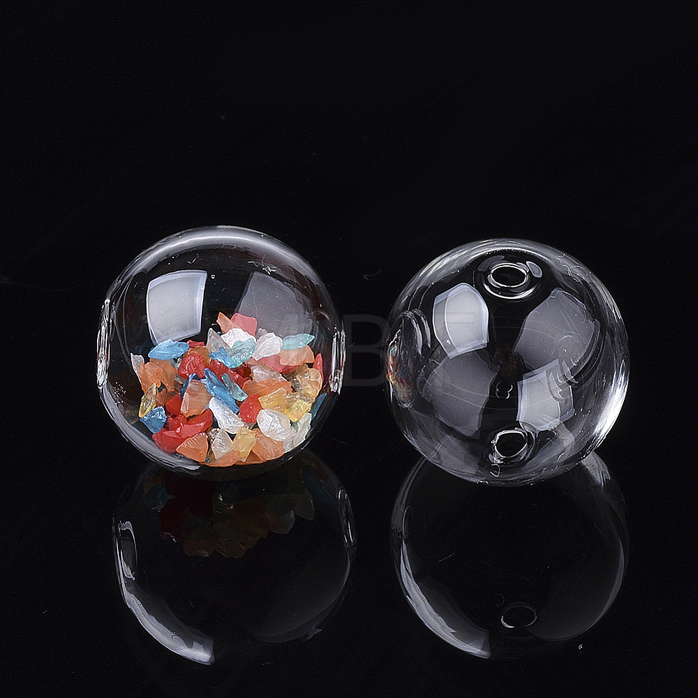 Handmade Blown Glass Globe Beads - mybeadsfindings.com