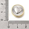 Two Tone Brass Beads KK-D255-02GP-02-3