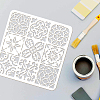 Plastic Reusable Drawing Painting Stencils Templates DIY-WH0172-990-3