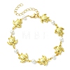 Ocean 304 Stainless Steel Sea Animals Link Chain Anklets for Women AJEW-AN00823-01-3