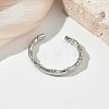 304 Stainless Steel Cuff Open Rings for Women RJEW-L341-07B-P-2