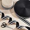 10Yards Polyester Stripe Ribbon OCOR-NB0002-91A-4