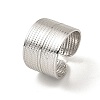 304 Stainless Steel Open Cuff Rings RJEW-Z018-35P-1
