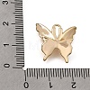 Brass Micro Pave Clear Cubic Zirconia Pendants KK-N290-23G-3