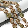 Natural Unakite Beads Strands G-K365-B08-02-2