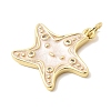 Brass Micro Pave Clear Cubic Zirconia Pendants KK-Z160-18G-02-2