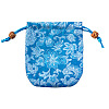 Chinese Style Flower Pattern Satin Jewelry Packing Pouches PW-WG42698-02-1
