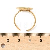 304 Stainless Steel Cuff Rings Components STAS-Z138-02G-03-5
