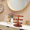 Solid Wood Jewelry Set Jewelry Tower Stands for Rings Bracelets Necklaces DJEW-WH0028-005-6