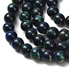 Natural Azurite Beads Strands G-Z110-C05-4mm-4
