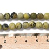 Natural Yellow Turquoise(Jasper) Beads Strands G-H245-02B-2