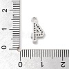 Brass Micro Pave Clear Cubic Zirconia Pendants ZIRC-I067-02E-3