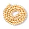 Eco-Friendly Dyed Glass Pearl Beads Strands HY-A008-6mm-RB072-3
