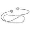 Exaggerated 304 Stainless Steel Open Cuff Bangles PA0789-1-1