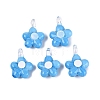 Handmade Lampwork Pendants LAMP-Q039-21I-1