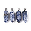 Natural Sodalite Pendants G-N349-16P-03-1