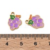 Fruit 304 Stainless Steel Enamel Pendants SA-CBA49D2-11G-09-3