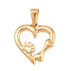 304 Stainless Steel Pendants STAS-H265-01B-G-1